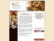 Tablet Screenshot of kiefersmeats.com